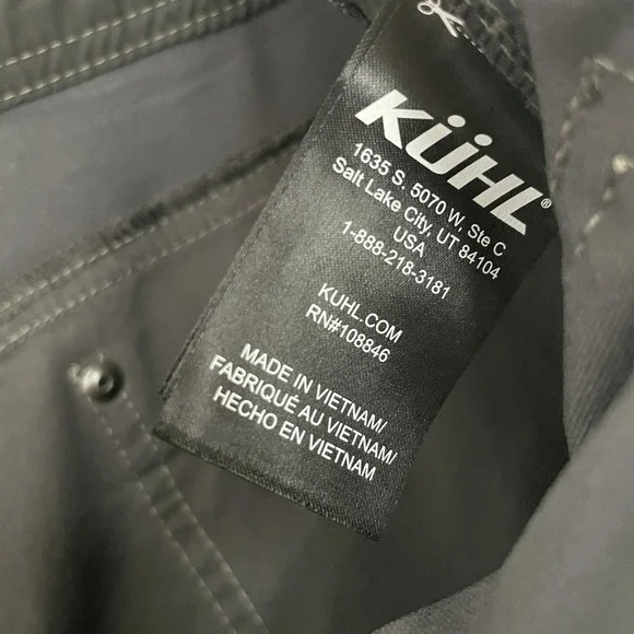 Kuhl Shorts Mens 35 Gray Hiking Trekking Outdoor Lightweight Cargo Gorpcore - Picture 9 of 16